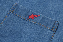 APE HEAD RELAXED FIT DENIM SHIRTS