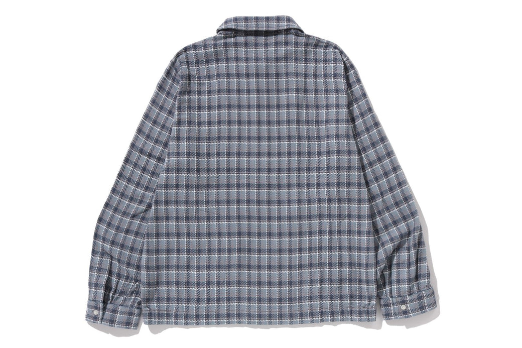 BAPE CHECK ZIP SHIRT | bape.com