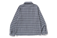 BAPE CHECK ZIP SHIRT