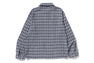BAPE CHECK ZIP SHIRT