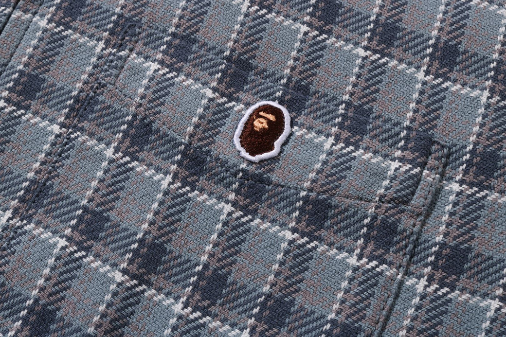 BAPE CHECK ZIP SHIRT | bape.com