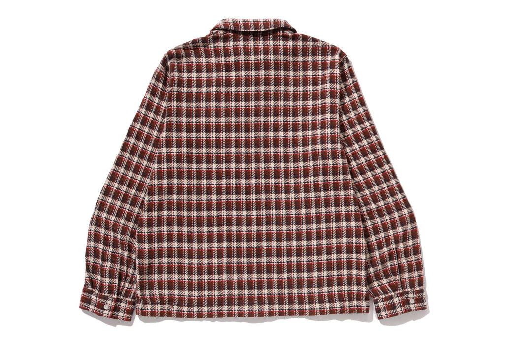 BAPE CHECK ZIP SHIRT | bape.com