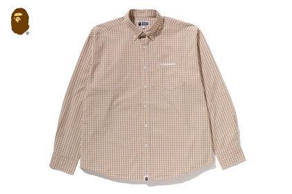 PLAID POPLIN LS SHIRT
