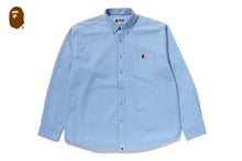 ONE POINT LINE CAMO JACQUARD OXFORD LS SHIRT