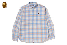 ONE POINT OMBRE CHECK LIGHT FLANNEL LS SHIRT
