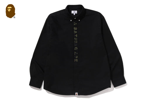 1ST CAMO APPLIQUE OXFORD LS SHIRT | bape.com