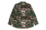 APE HEAD ONE POINT CAMO PATCHWORK SHIRT