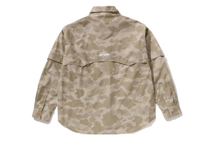 【 BAPE BY KAZUKI KURAISHI 】DIGITAL COLOR CAMO LONG SLEEVES SHIRT