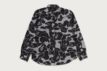 SOLID CAMO ONE POINT RELAXED FIT LS SHIRTS