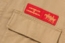 MULTI MOTIF RELAXED ARMY LS SHIRT