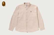 ONE POINT SOLID CAMO JACQUARD OXFORD LS SHIRT