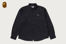 ONE POINT SOLID CAMO JACQUARD OXFORD LS SHIRT