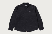 ONE POINT SOLID CAMO JACQUARD OXFORD LS SHIRT