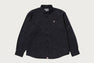 ONE POINT SOLID CAMO JACQUARD OXFORD LS SHIRT