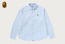 ONE POINT SOLID CAMO JACQUARD OXFORD LS SHIRT