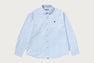 ONE POINT SOLID CAMO JACQUARD OXFORD LS SHIRT