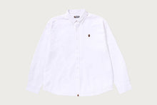 ONE POINT SOLID CAMO JACQUARD OXFORD LS SHIRT