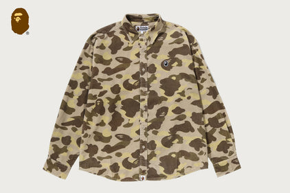 ONE POINT COLOR CAMO CORDUROY LS SHIRT