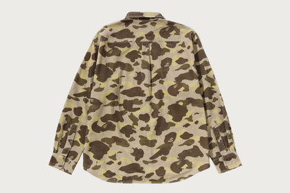 ONE POINT COLOR CAMO CORDUROY LS SHIRT