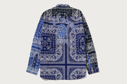 PAISLEY PATTERN LS SHIRT