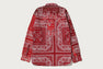 PAISLEY PATTERN LS SHIRT