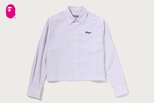 BAPE LOGO STRIPE SHIRT #1