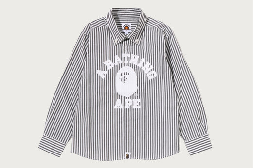 COLLEGE STRIPE OXFORD BD LS SHIRT