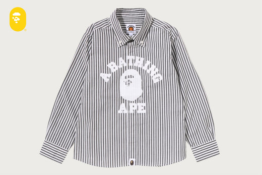 COLLEGE STRIPE OXFORD BD LS SHIRT
