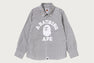 COLLEGE STRIPE OXFORD BD LS SHIRT