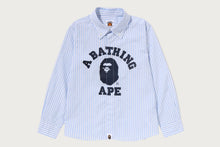 COLLEGE STRIPE OXFORD BD LS SHIRT