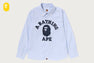 COLLEGE STRIPE OXFORD BD LS SHIRT
