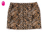 WILD LEOPARD PATTERN SWEAT SKIRT