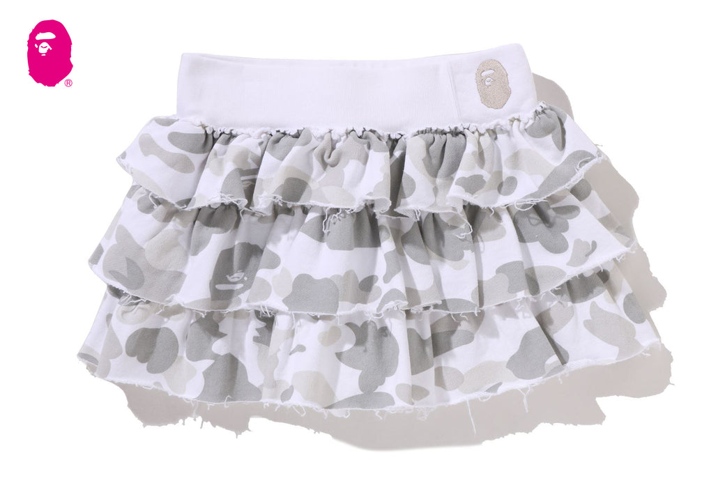 COLOR CAMO RUFFLE SWEAT SKIRT | bape.com