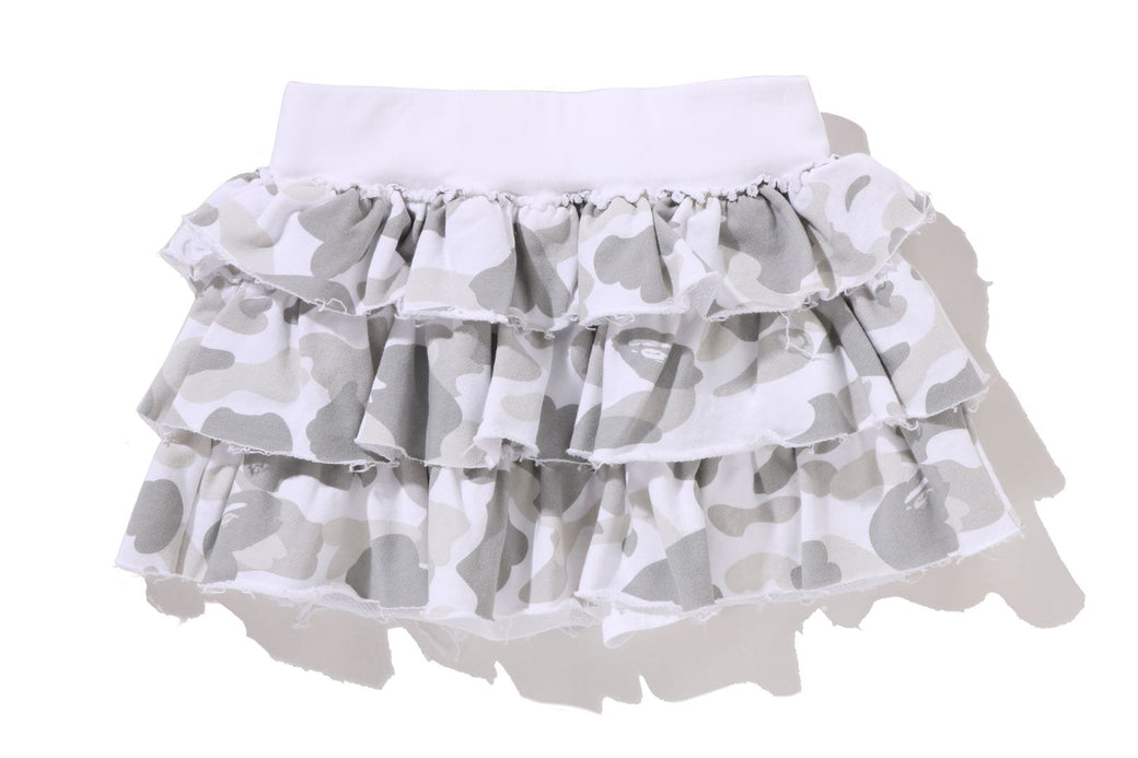 COLOR CAMO RUFFLE SWEAT SKIRT | bape.com