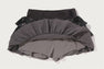 COLOR CAMO RUFFLE SWEAT SKIRT