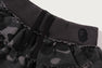 COLOR CAMO RUFFLE SWEAT SKIRT