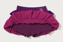 COLOR CAMO RUFFLE SWEAT SKIRT