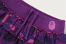 COLOR CAMO RUFFLE SWEAT SKIRT