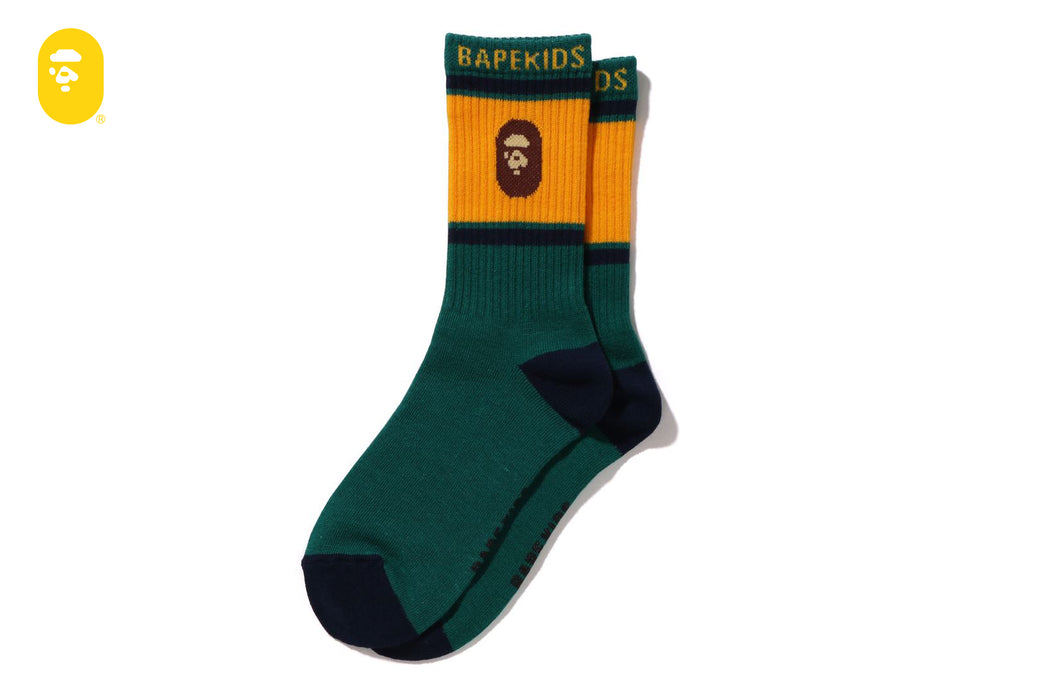 APE HEAD LINE SOCKS | bape.com