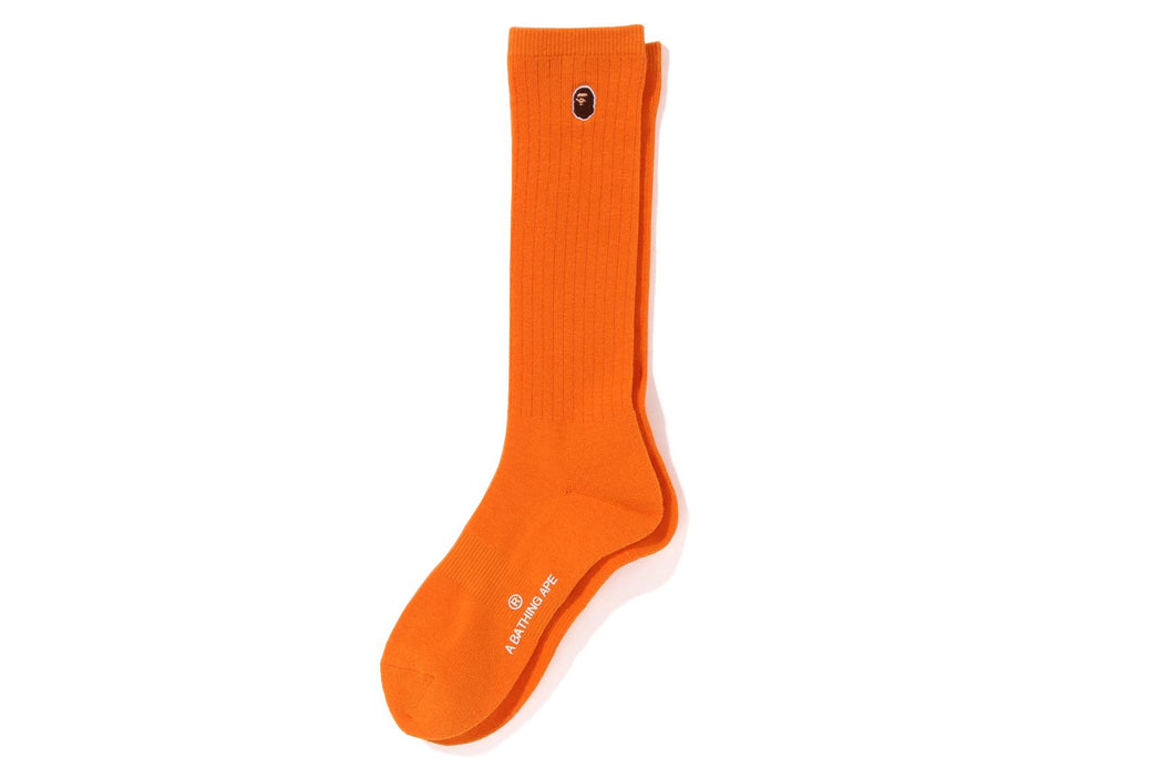 APE HEAD ONE POINT SOCKS | bape.com