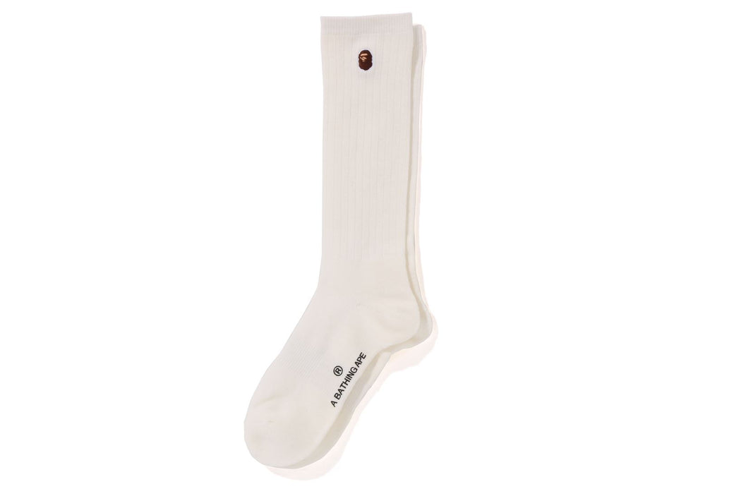 APE HEAD ONE POINT SOCKS | bape.com