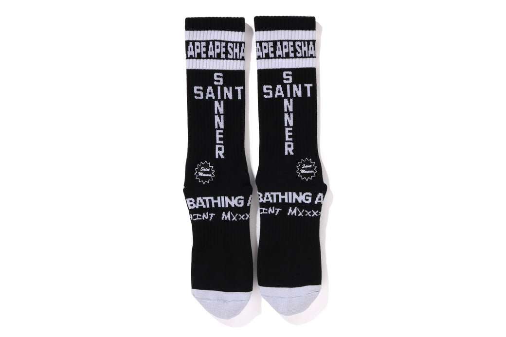 BAPE X SAINT MXXXXXX 】SOCKS | bape.com