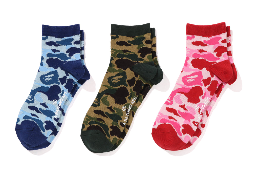 ABC CAMO ANKLE JACQUARD SOCKS | bape.com