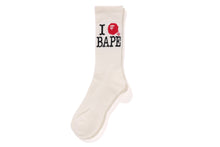 I LOVE BAPE SOCKS