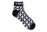 STA HOUNDSTOOTH JACQUARD SHORT SOCKS