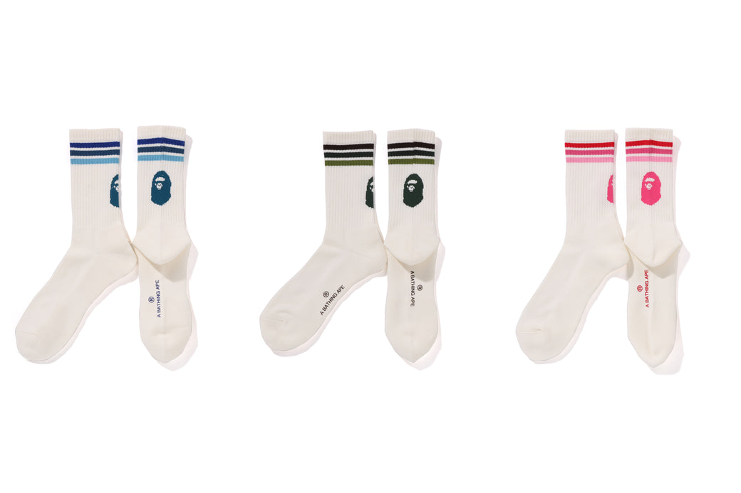 BAPE LINE SOCKS | bape.com BAPE LINE SOCKS | bape.com