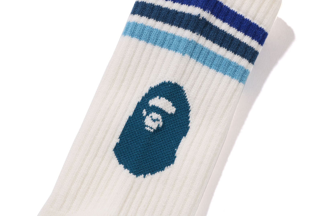 【A BATHING APE】大人気☆ロゴ入り☆BAPE LINE SOCKS BAPE LINE SOCKS | bape.com