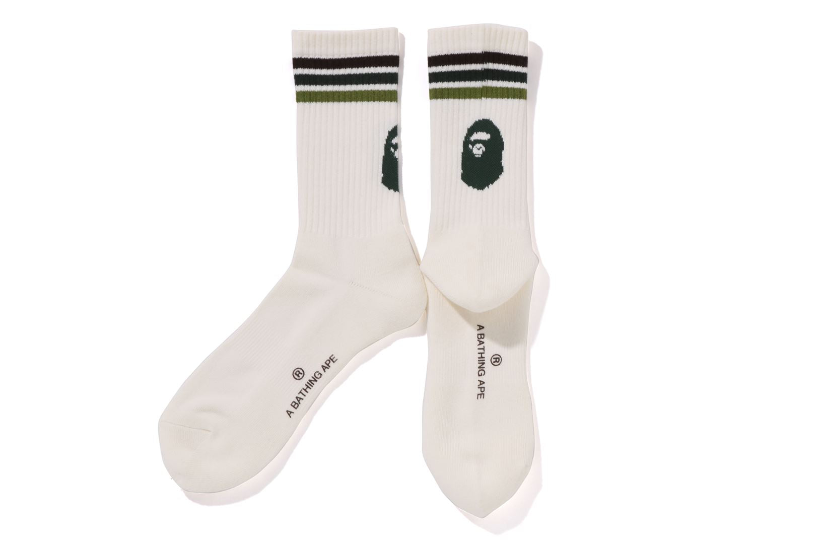 【A BATHING APE】大人気☆ロゴ入り☆BAPE LINE SOCKS BAPE LINE SOCKS | bape.com