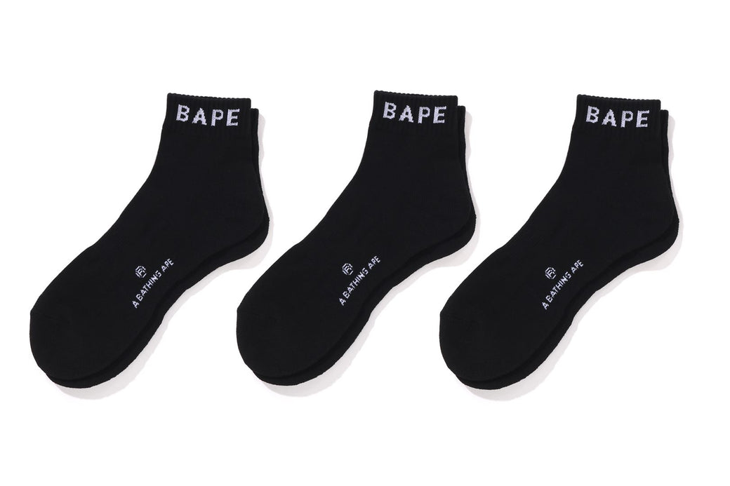 BAPE ANKLE SOCKS 3 PAIRS | bape.com BAPE ANKLE SOCKS 3 PAIRS | bape.com