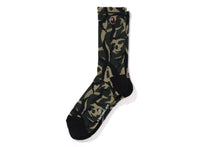 TRIAL CAMO APE HEAD ONE POINT SOCKS